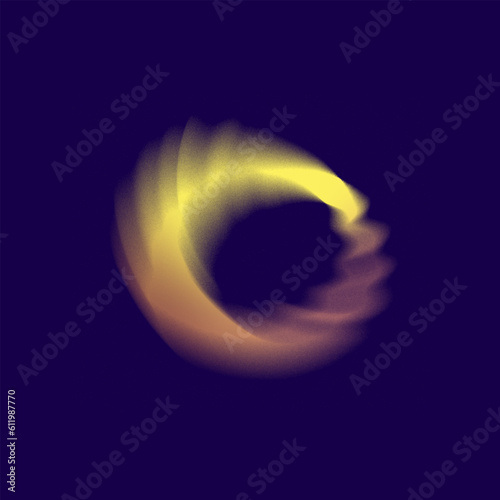 Circular Abstract Gradient Mesh Colorful Vector