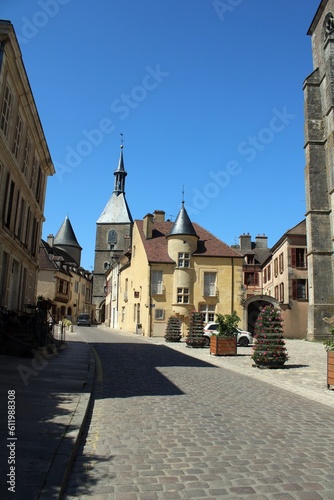 Rue Bocquillot, Avallon, Burgundy.