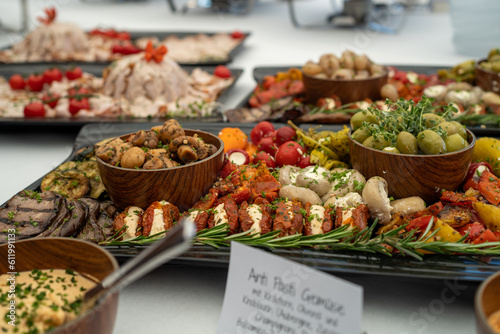 Antipasti auf kaltem Buffett 