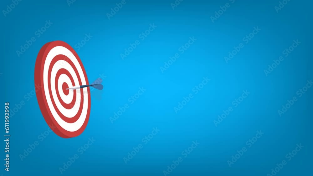 Dart Hitting Center Of Target Dart Hitting Center Of Target