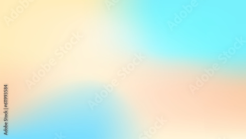 Aqua Yellow Gradient Vector Design