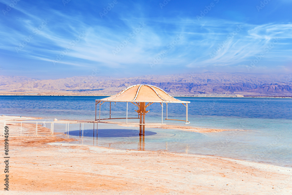Fototapeta premium The very salty lake