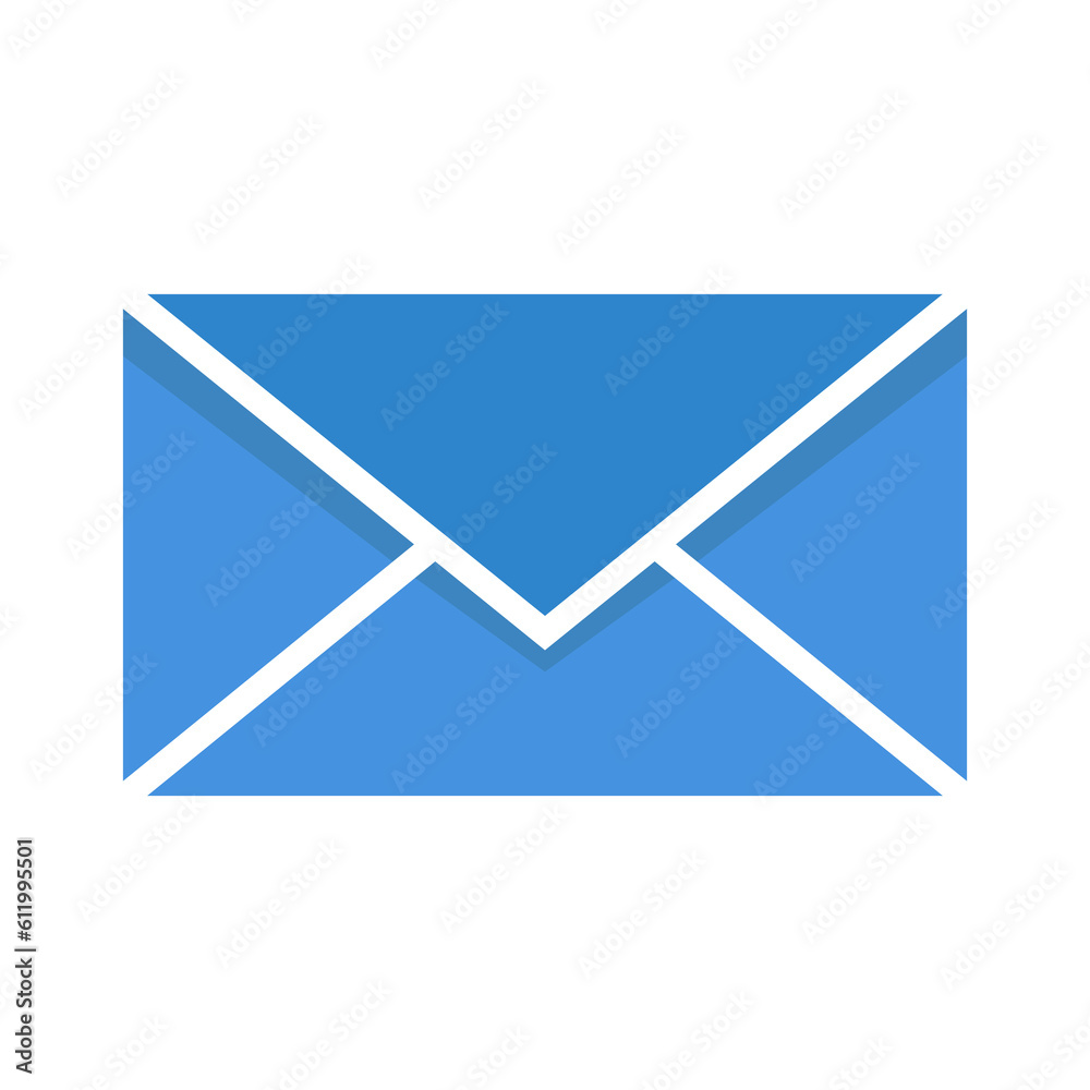 Email envelope icon flat illustration. received mail, email or letter. send mail, email or letter Email envelope icon flat illustration. received mail, email or letter. send mail, email or letter