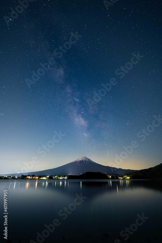 Fuji Mount with Milky Way