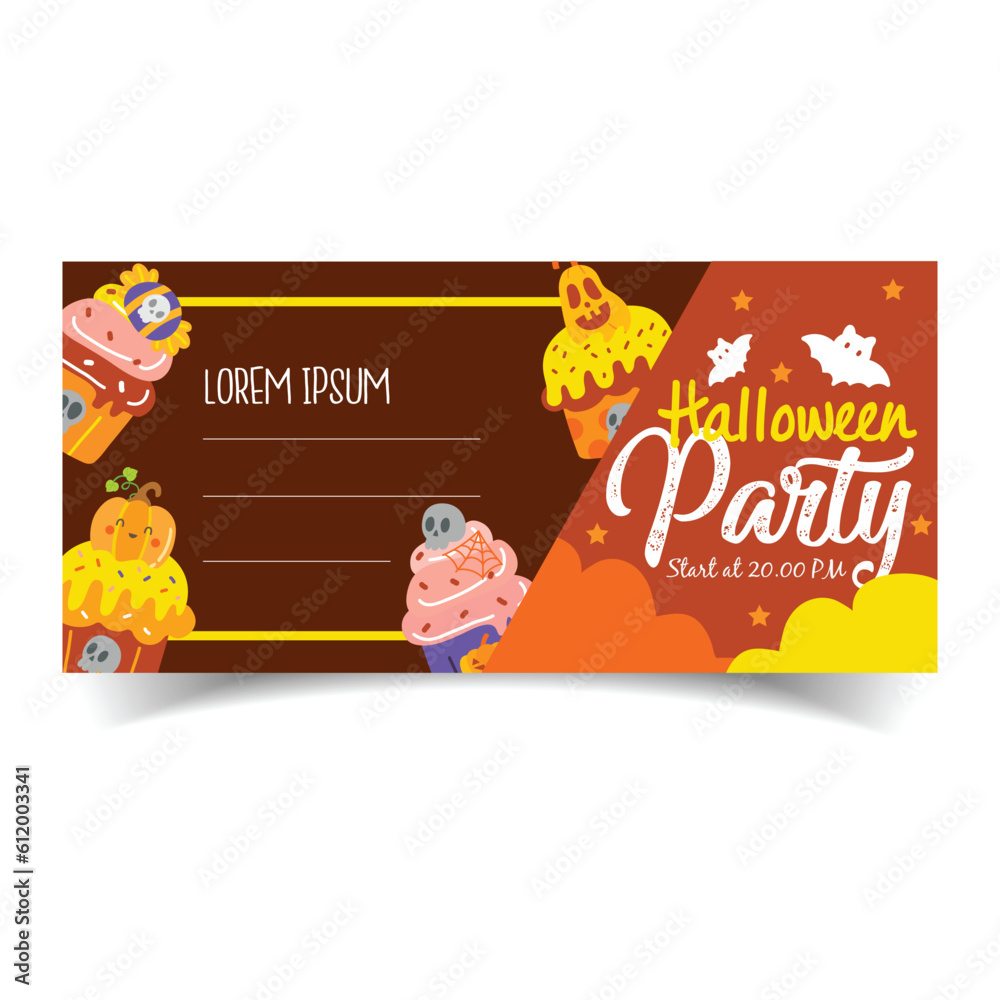 Fototapeta premium Happy Halloween banner