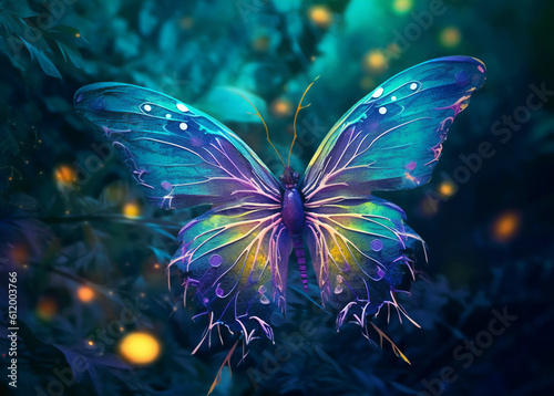 butterfly on a flower background © soysuwan123
