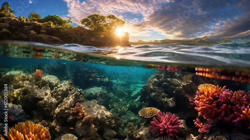 Underwater photography marine life
