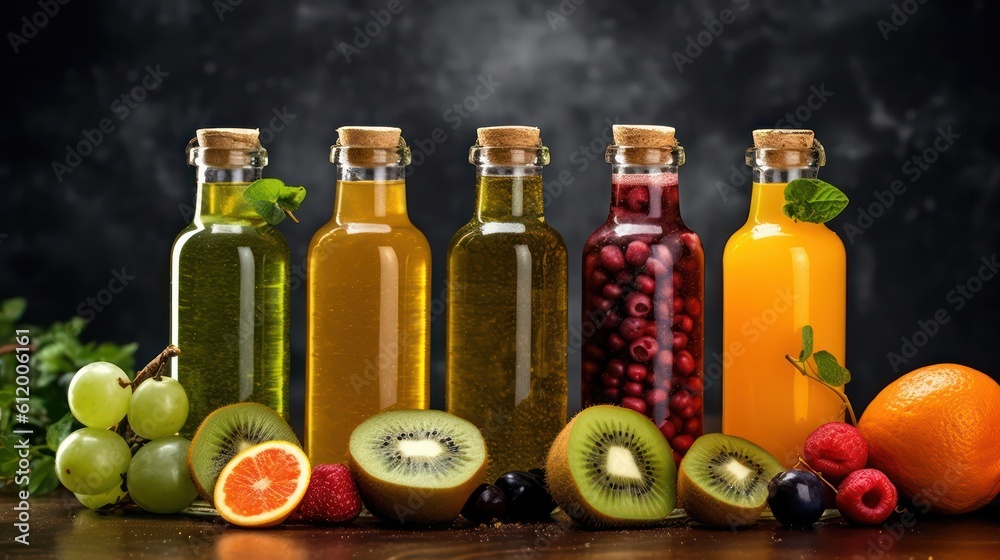 mix fruit juice with a bottle
mix fruit juice with a bottle