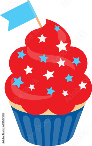 4th of July  Cupcake  Independence Day  treats