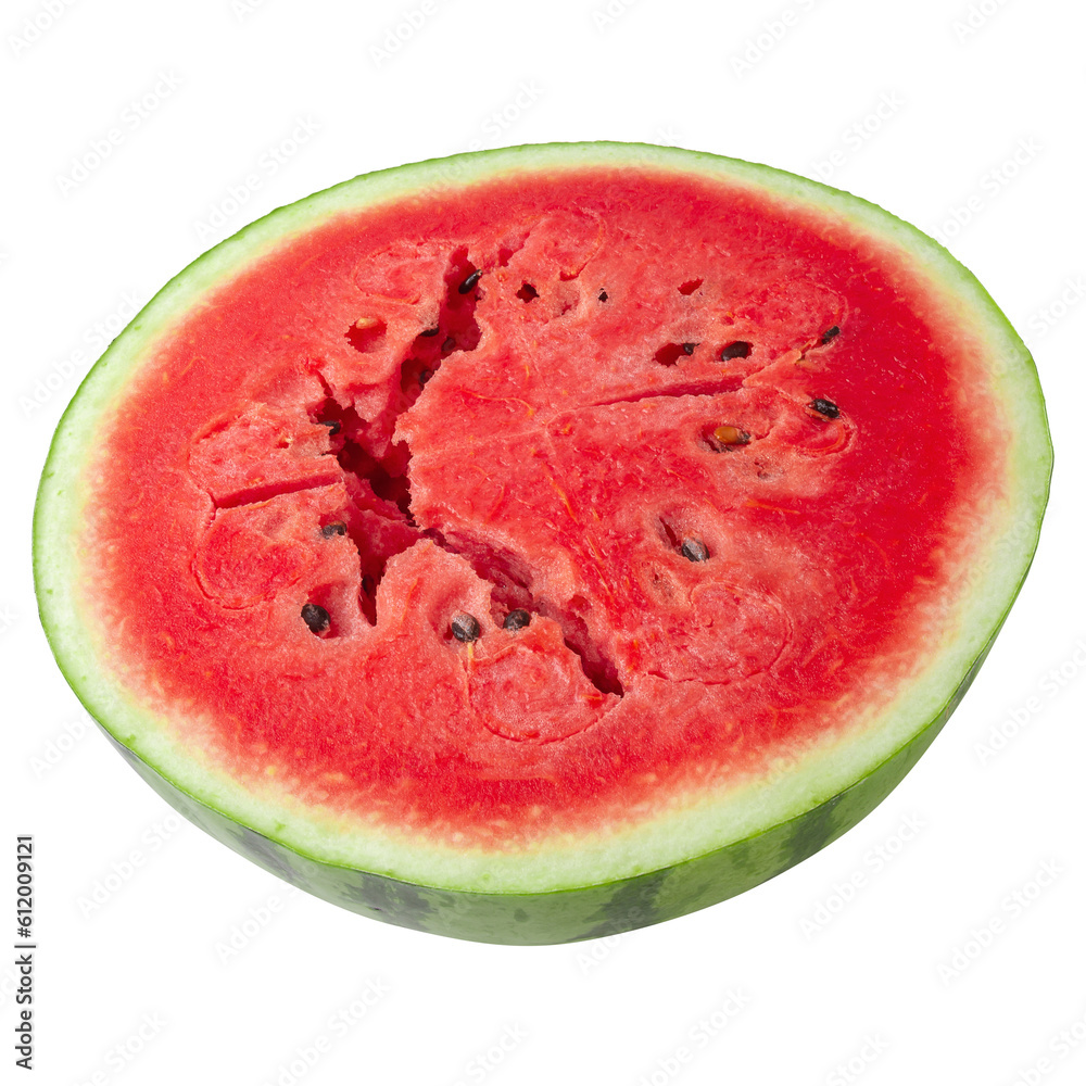 Sliced of watermelon isolated on a transparent background. Sliced of watermelon isolated on a transparent background.