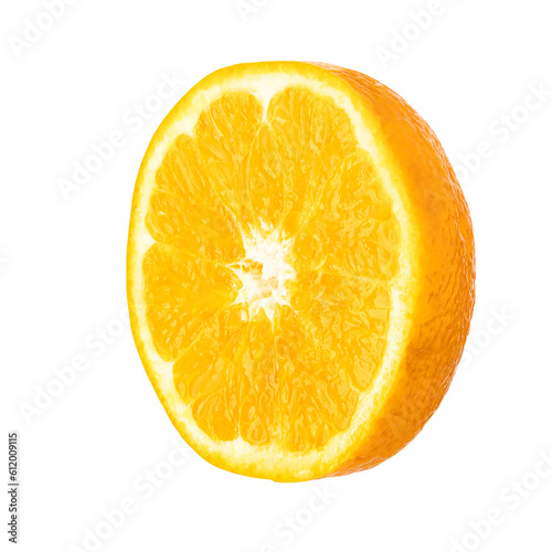 fresh orange fruitisolated on a transparent background photo