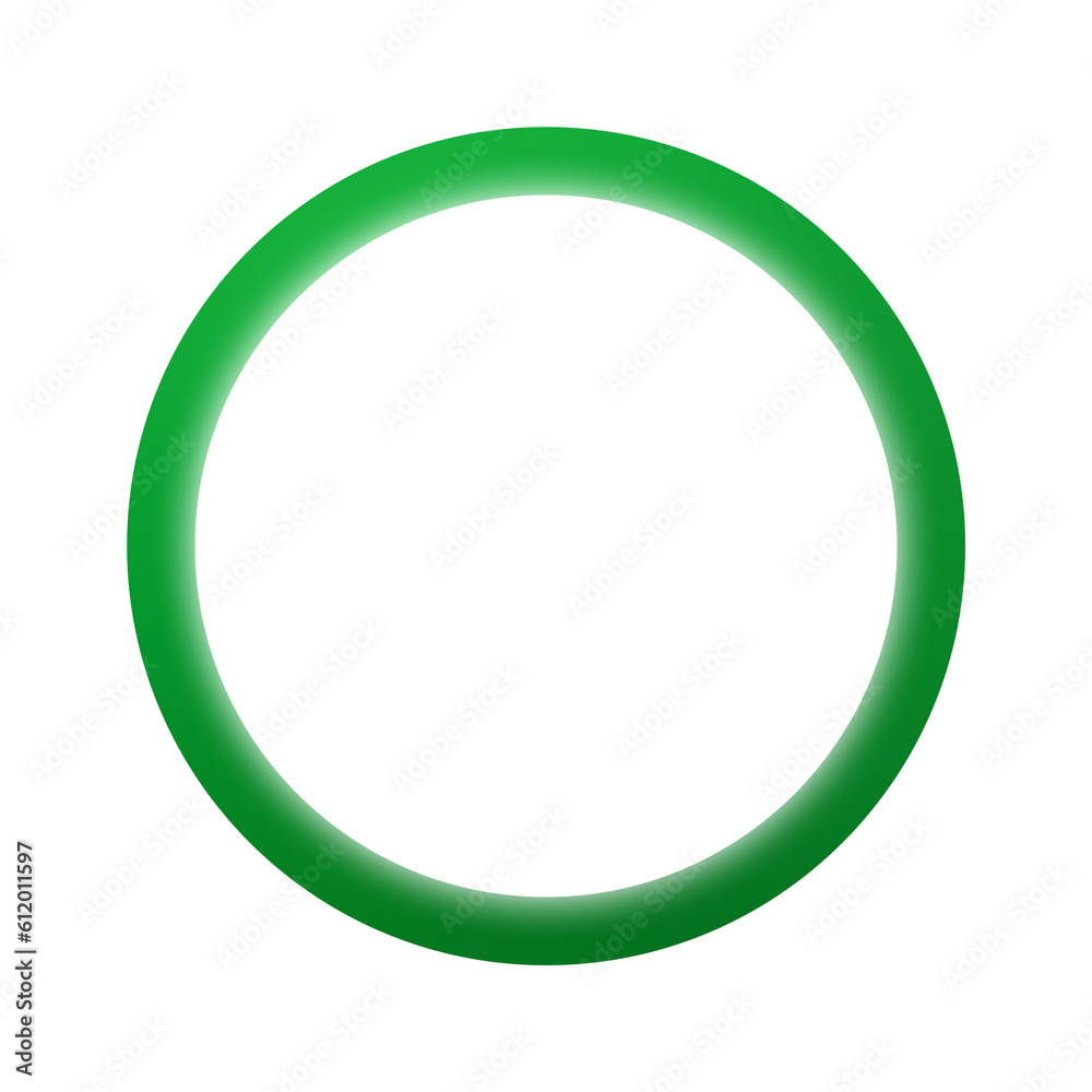 green banner circle light neon and dot