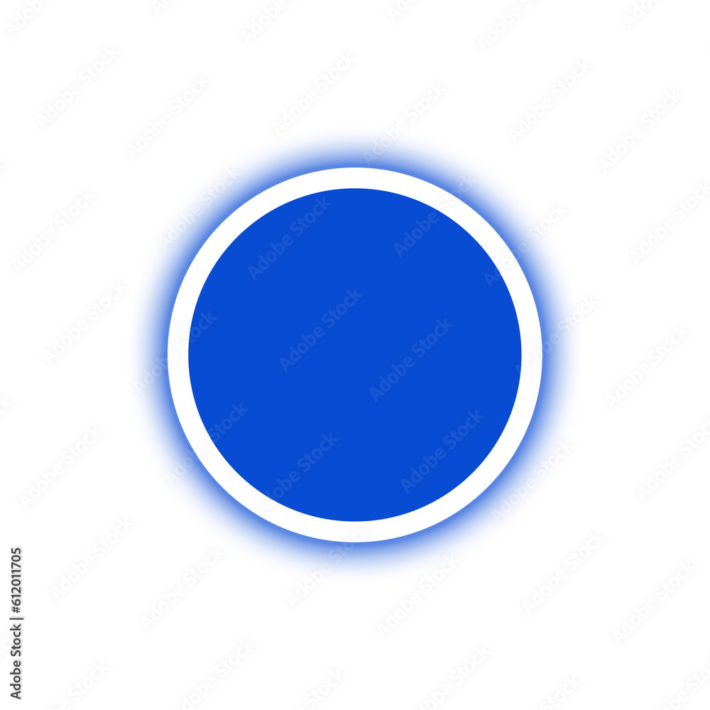 blue banner circle light neon blue banner circle light neon