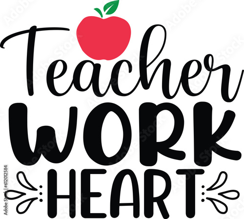 teacher work heart