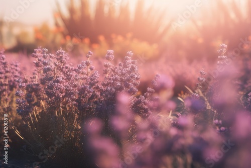 Lavender field. Generate Ai