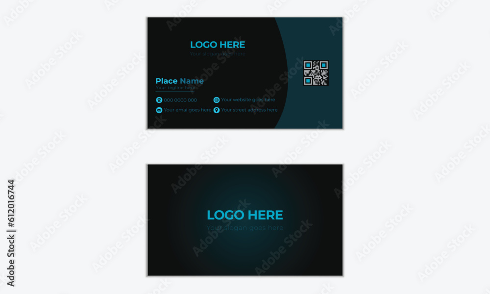 Creative and simple business card design template
Creative and simple business card design template
