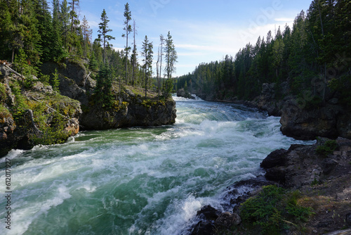 Beautiful and calming river stream