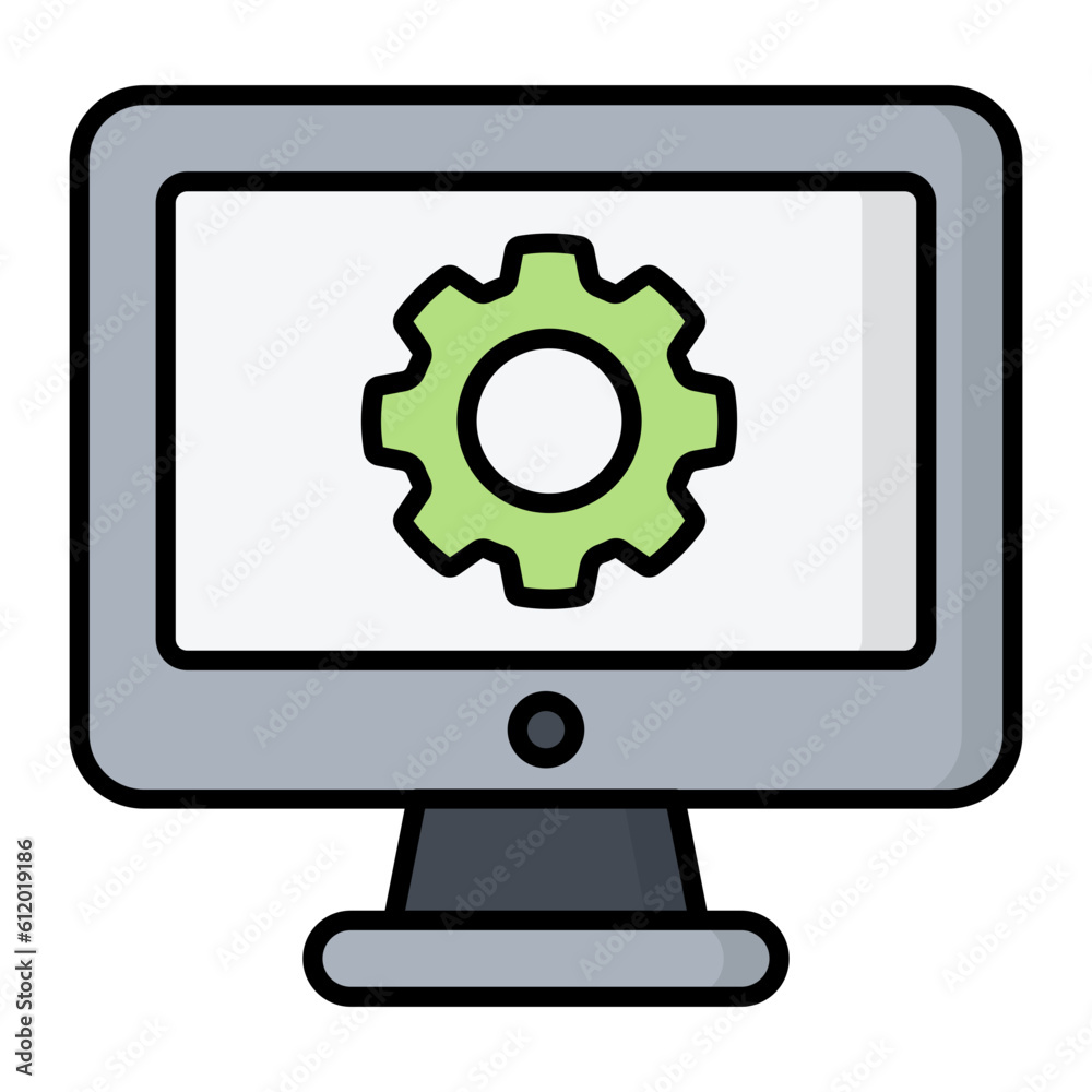 Web Developer Line Color Icon Web Developer Line Color Icon