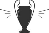 Champions League Cup Football. Soccer trophy illustration