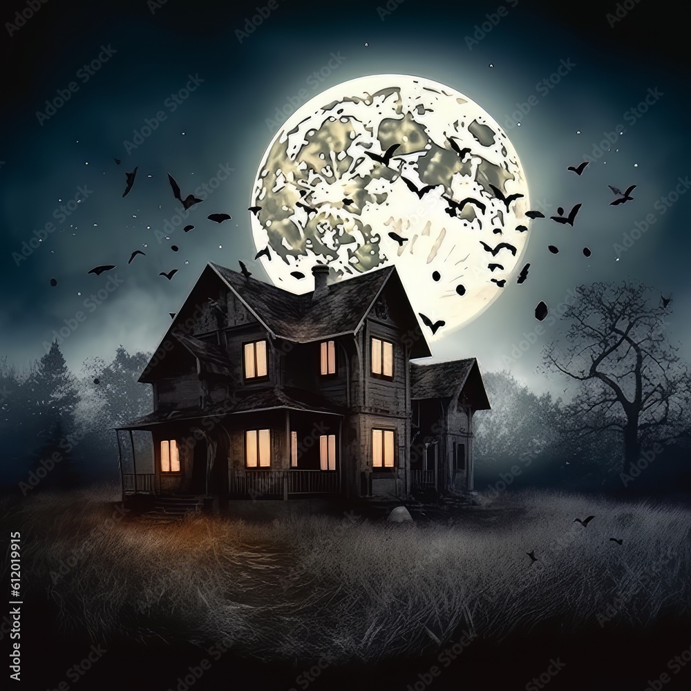 Haunted house ideal for Halloween Haunted house ideal for Halloween