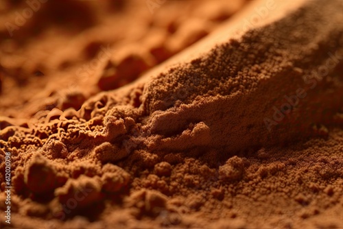 Cinnamon Powder Close-Up -ai generated