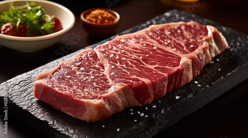 Culinary Gem: Reveling in the Unforgettable Richness of Wagyu Beef, Generative AI.