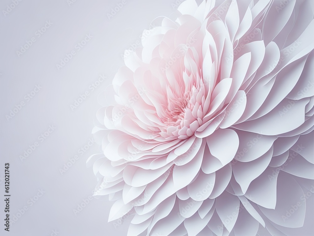 Beautiful abstract colorful flower design on black background. ai generative Beautiful abstract colorful flower design on black background. ai generative