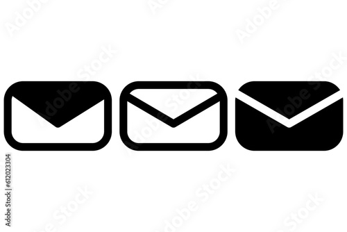 Icon Illustration Of Mail Vector Symbol Illustration. Letter Sign. Line and glyph