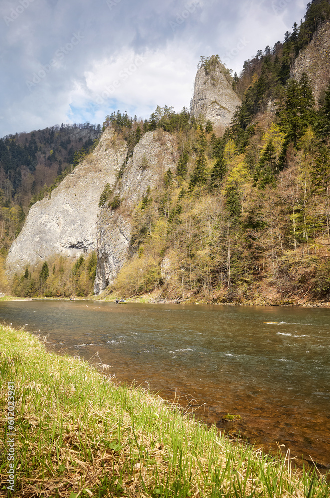 Photo of Dunajec River in Pienin Mountains, Poland.