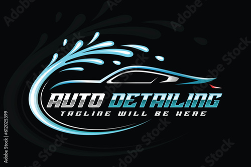 Auto detailing logo car detailing logo car wash logo car clean logo auto wash logo polish logo