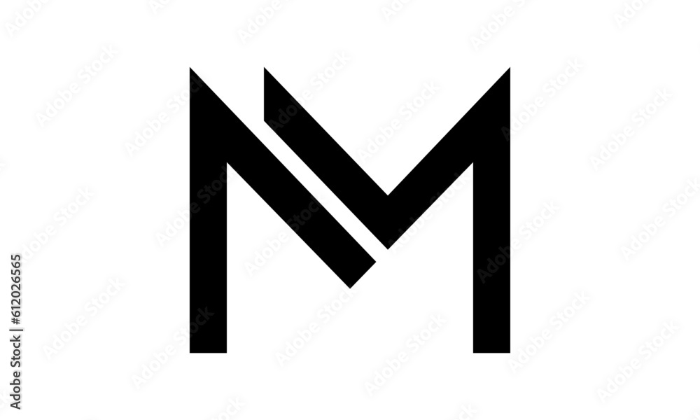 Abstract Initial Letter M Logo Abstract Initial Letter M Logo