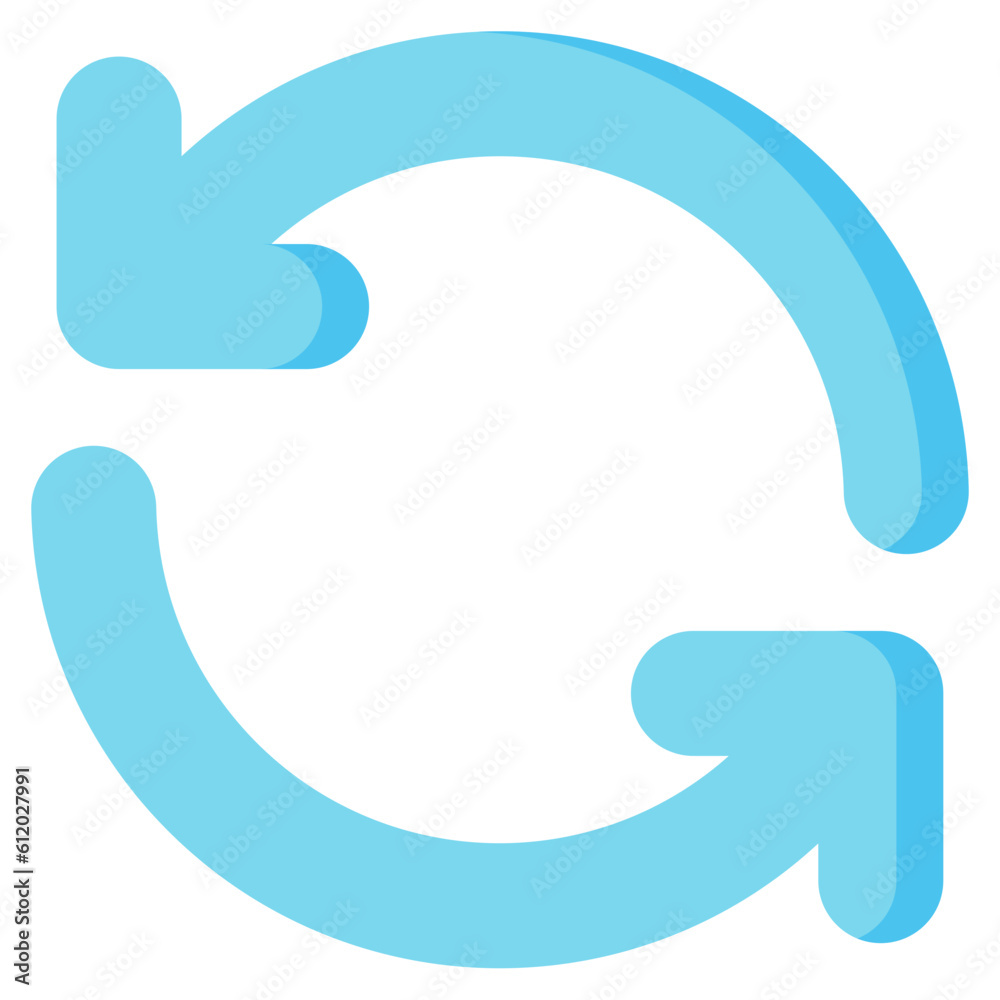 refresh arrow vector flat icon refresh arrow vector flat icon