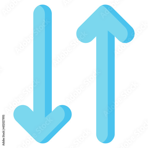 passing arrow vector flat icon