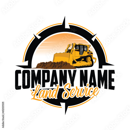 Land Service or Land Clearing Company Logo