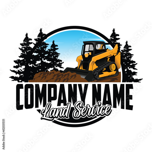 Land Service or Land Clearing Company Logo