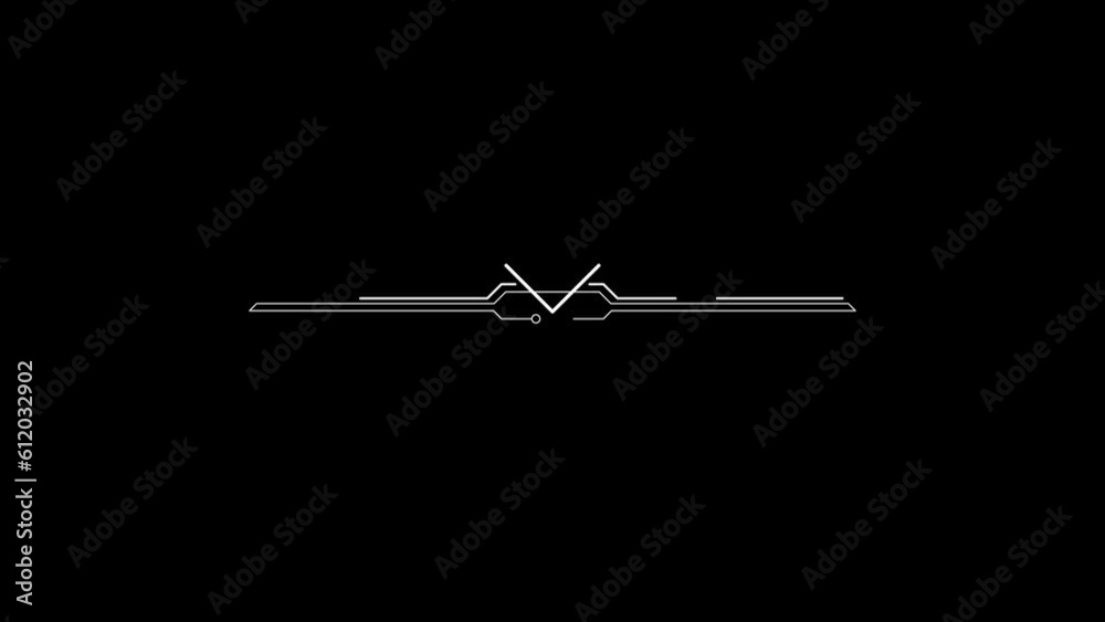 White HUD element User interface on isolated black background. Target searching scope and scanning element theme. Digital UI and Sci-fi circular. 4K motion graphic footage video White HUD element User interface on isolated black background. Target searching scope and scanning element theme. Digital UI and Sci-fi circular. 4K motion graphic footage video