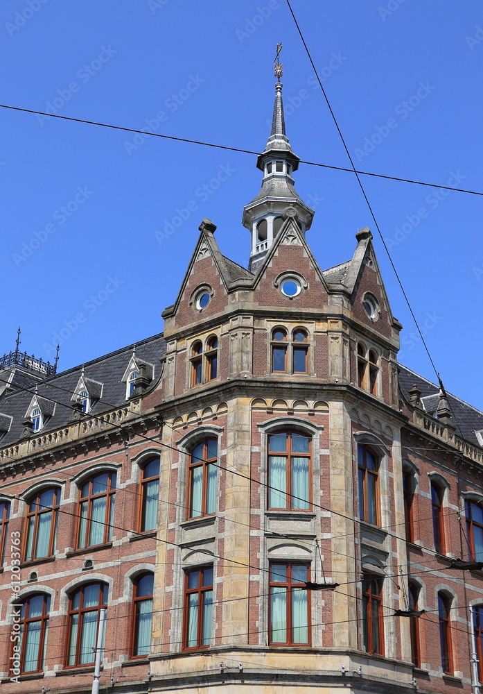 Amsterdam Van Baerlestraat Street Former Music School Building, Netherlands