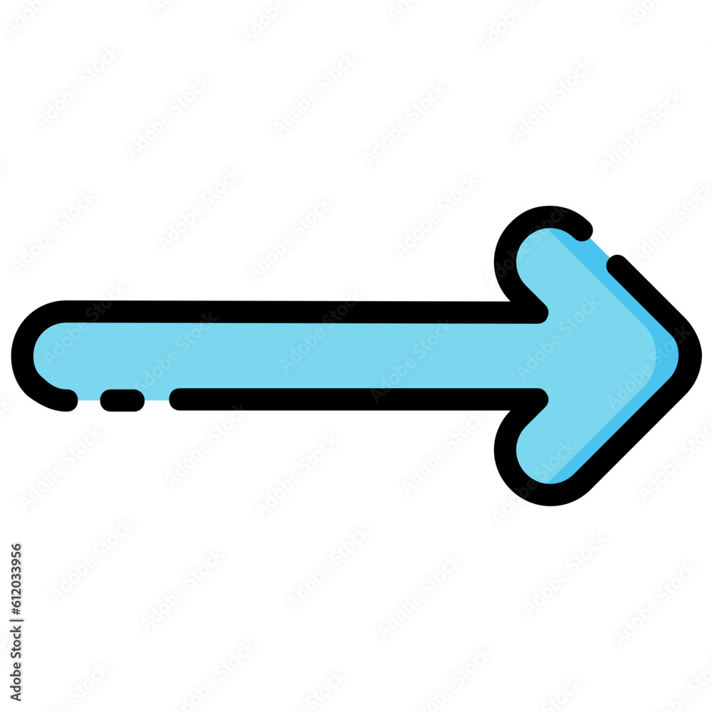 right arrow filled outline vector icon right arrow filled outline vector icon