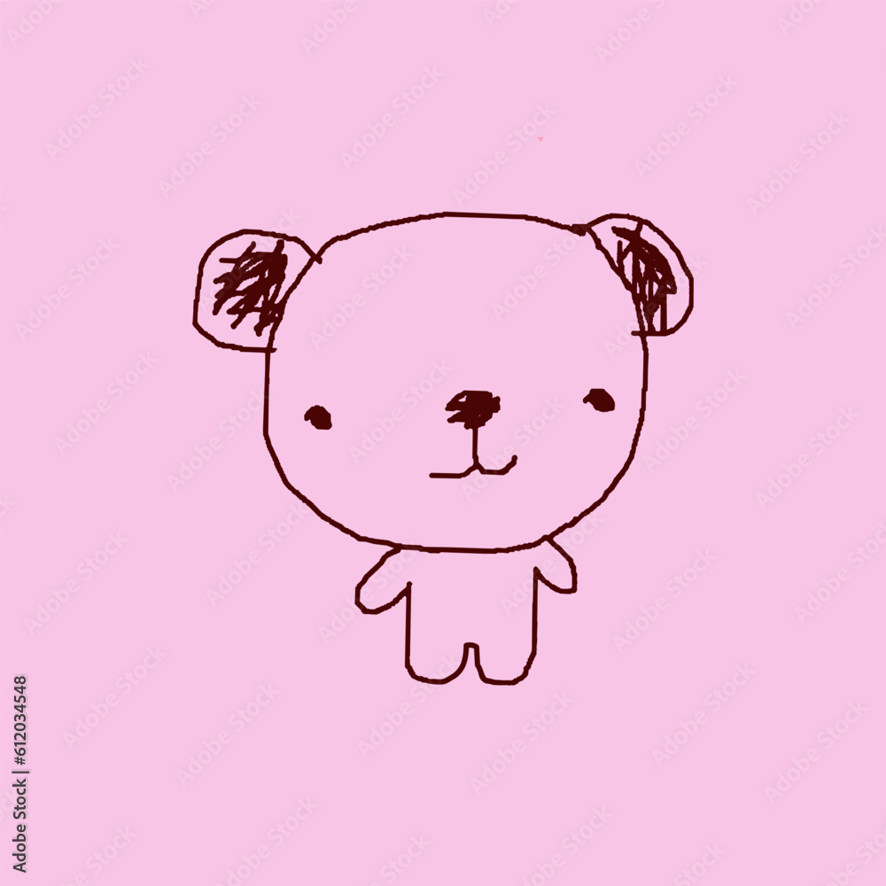 Fototapeta premium cute bear