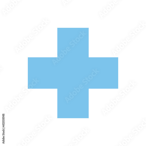The plus symbol represents a medical nurse.