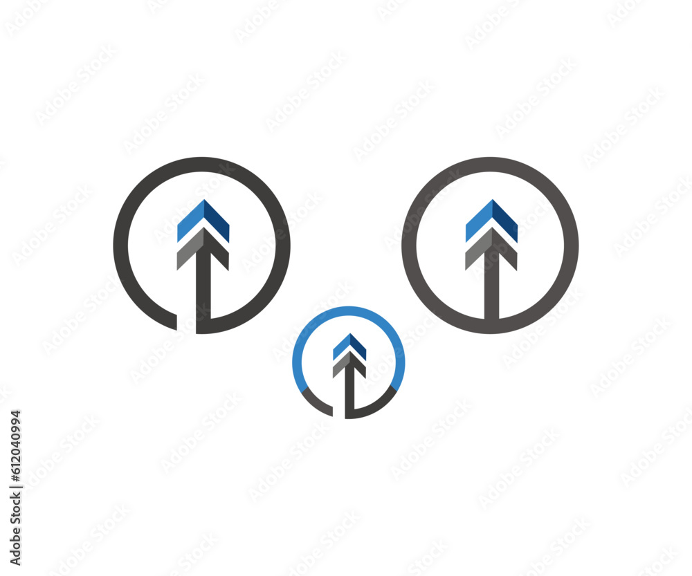 Arrow business finance globe logo refresh vector icon Arrow business finance globe logo refresh vector icon