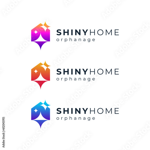 colorful and shiny home for house cleaning services or orphanage
