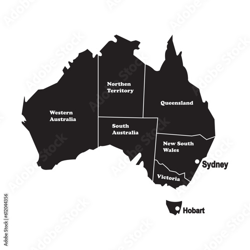 australia map icon