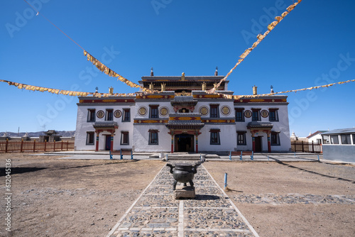 Laviran Temple at Erdene Zuu Monastery, is probably the earliest surviving Buddhist monastery in Mongolia located on Kharkhorin City photo