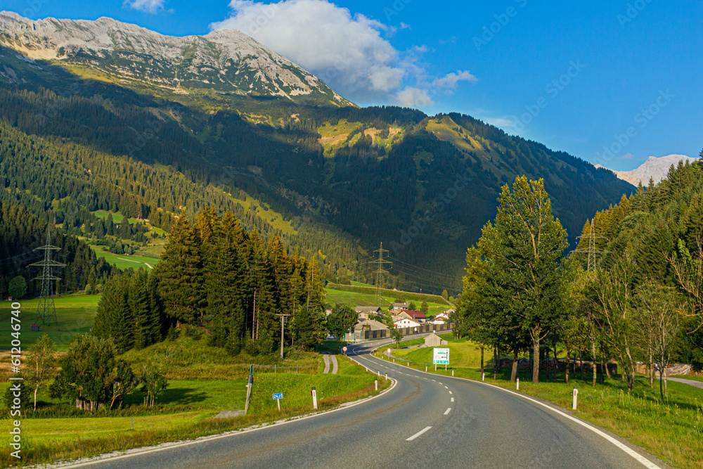 Moosbach valley in Tyrol, Austria
