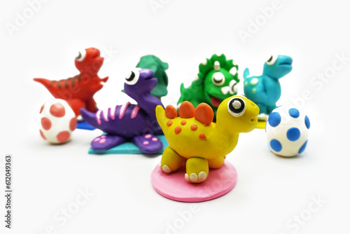 modeling clay  clay  dinosaur  animal  education  art  kid  white  colors  red  yellow  green  egg  tree  blue  purple