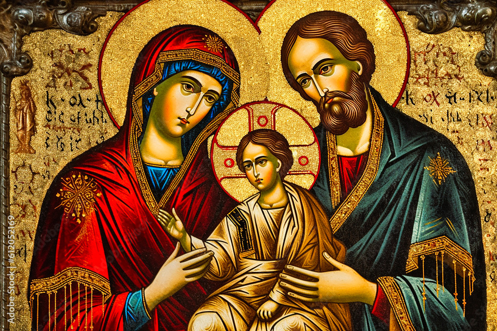 Biblical representation of jesus christ in Byzantine art. AI generativ.. Biblical representation of jesus christ in Byzantine art. AI generativ..