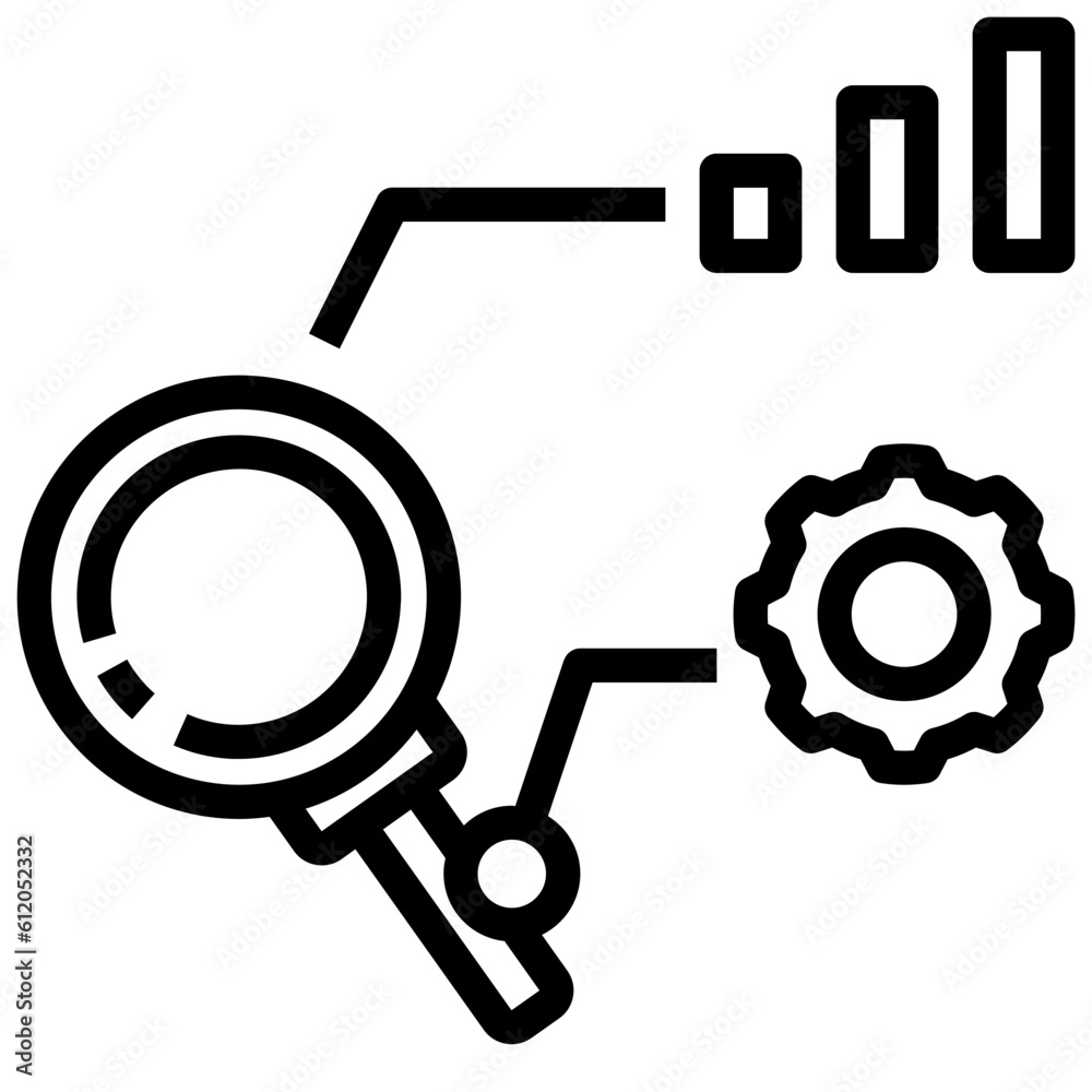 strategy outline style icon