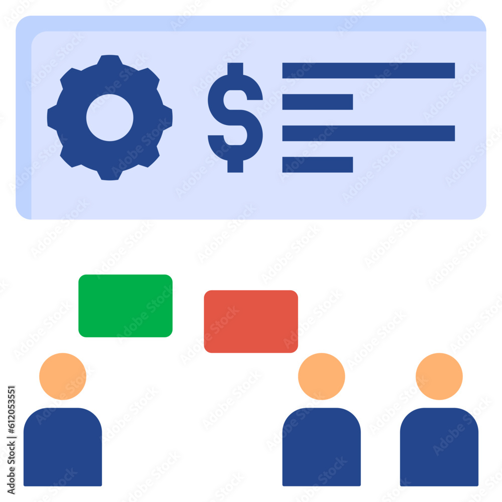 broker flat style icon broker flat style icon