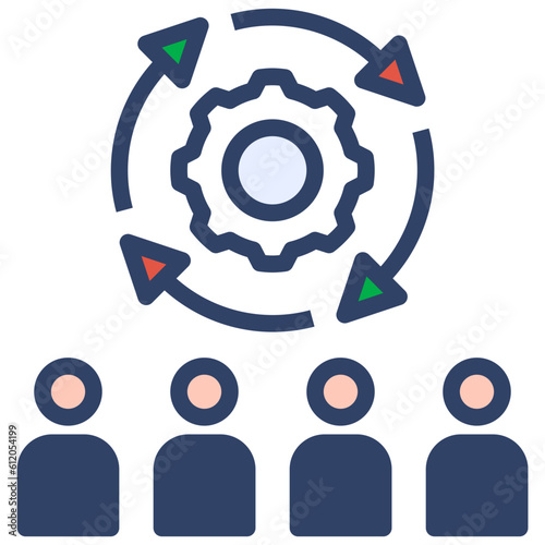 sincerity filled outline style icon